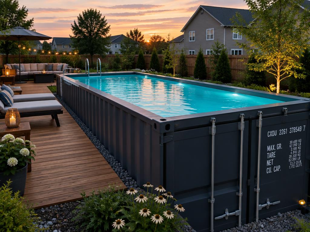 20 ft · Above-ground · Wood deck
